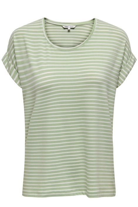 Only onlmoster stripe s/s o-neck top jrs